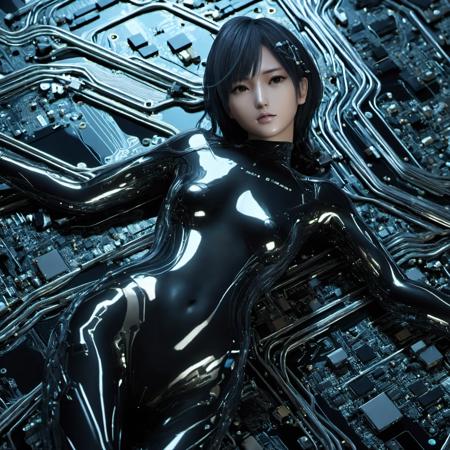 23272-394892742-masterpiece, best quality, 1girl named nagisa, in a more dynamic, graceful pose, Dark_Futuristic_Circuit_Boards background, half.png